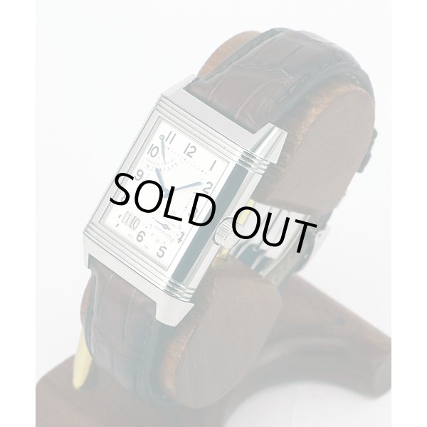 ジャガールクルト　レベルソ　２４０．８．１５　グランデイト　銀文字盤　サイド