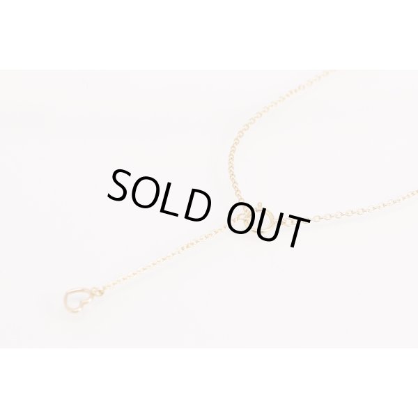 ポンテヴェキオ　K18PG サファイアダイアイリペンダントネックレス 0.68ct 0.18ct 5.10g　留め具