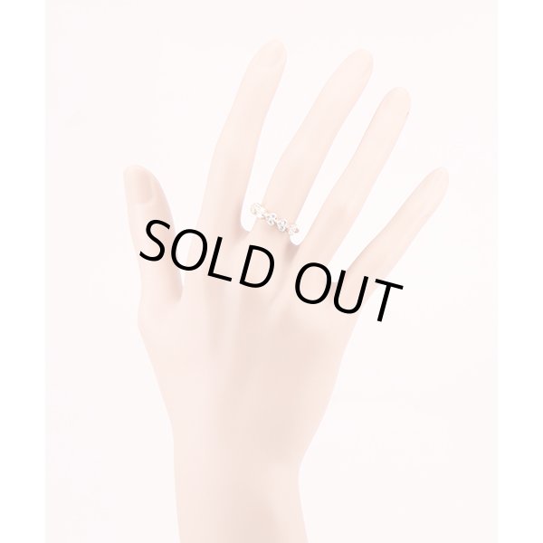 ポンテヴェキオ　K18PG ダイアイリリング 0.43ct 5.10g　装着イメージ