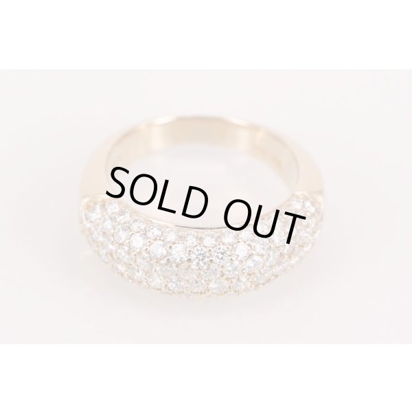 クイーン　750PG ダイアイリリング 2.00ct 6.90g　拡大