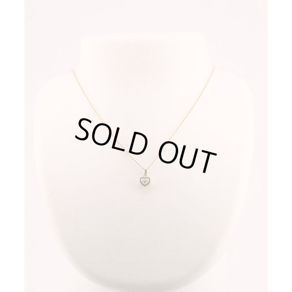 ショパール　750YG ハッピーダイア ペンダントネックレス 6.70g　装着イメージ