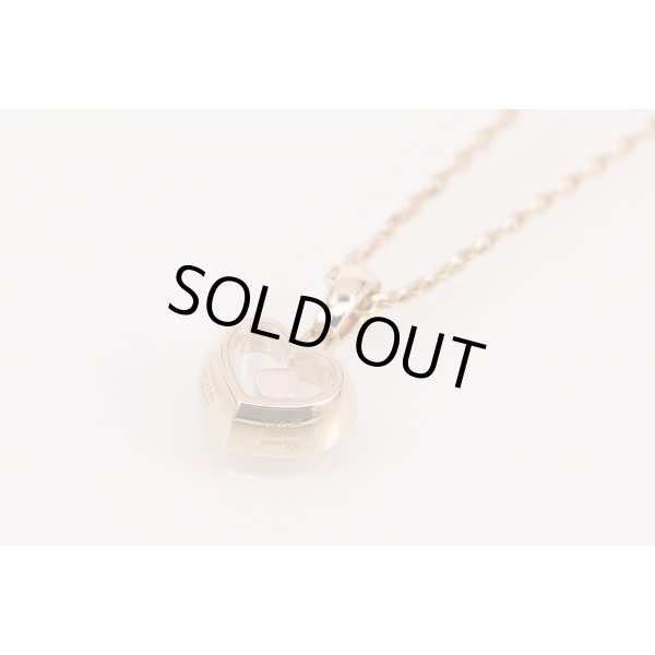 ショパール　750PG ハッピーダイア ペンダントネックレス ピンクサファイア 6.40g　裏面