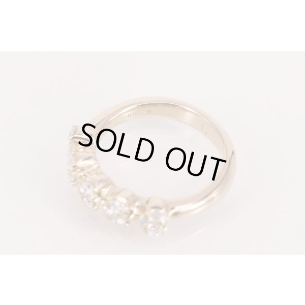 ポンテヴェキオ　K18PG ダイアイリリング 0.43ct 5.10g　刻印