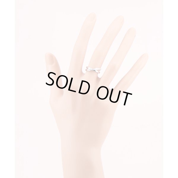 ポンテヴェキオ　K18WG ダイアイリリング 0.15ct 2.70g　装着イメージ