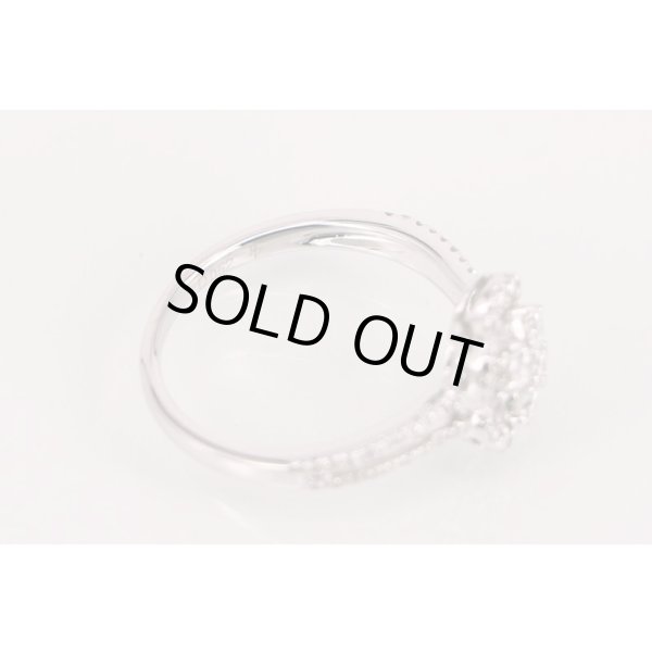 ポンテヴェキオ　K18WG ダイアイリリング 0.52ct 2.60g　刻印