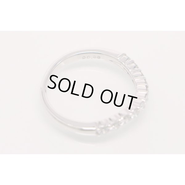 ミキモト　PT950 ダイアイリリング 0.38ct 3.60g　刻印(2)