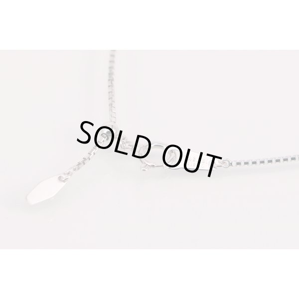 タサキ　K18WG パールダイアイリペンダントネックレス 7.60mm 0.19ct 7.60g　留め具