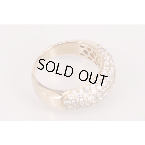 クイーン　750PG ダイアイリリング 2.00ct 6.90g　刻印(2)