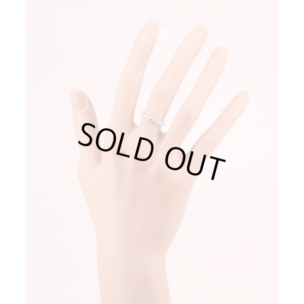 ミキモト　PT950 ダイアイリリング 0.46ct 2.60g　装着イメージ