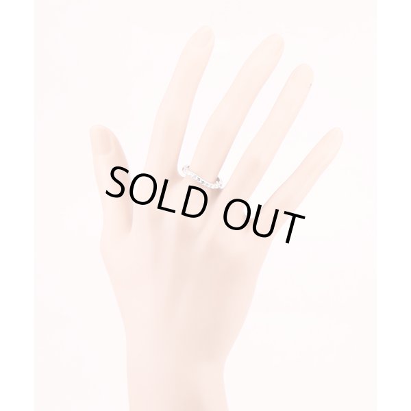 ミキモト　PT950 ダイアイリリング 0.38ct 3.60g　装着イメージ