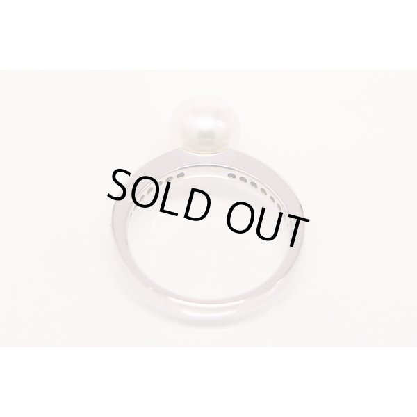 ミキモト　PT950 パールダイアイリリング 7.50mm 4.50g　内側