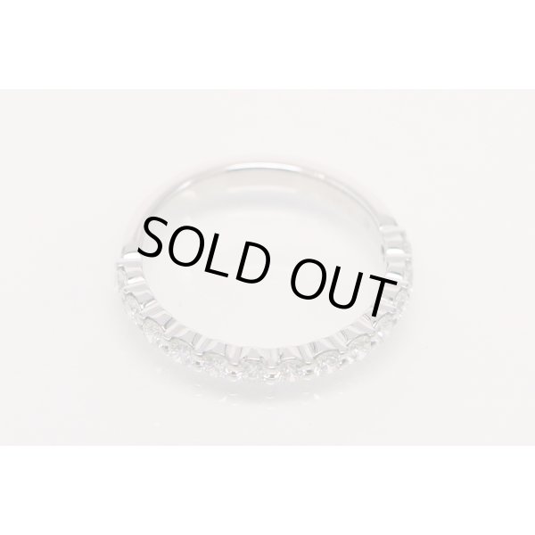 ミキモト　PT950 ダイアイリリング 0.46ct 2.60g　拡大