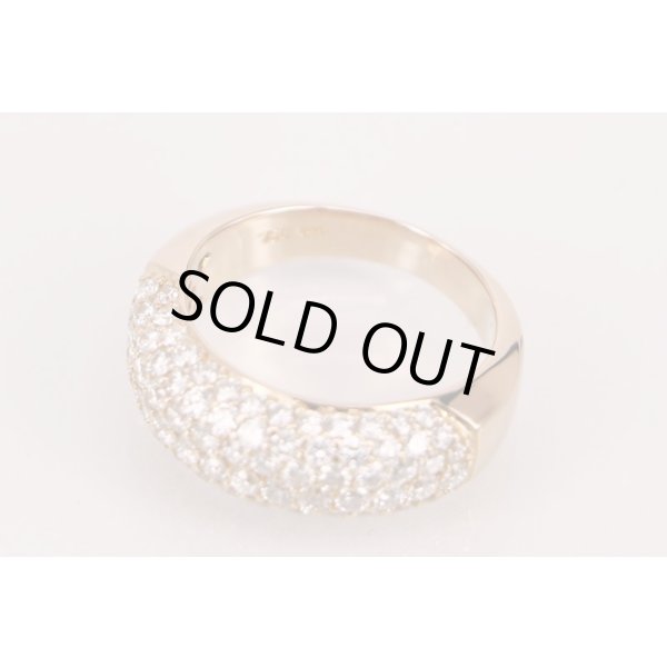 クイーン　750PG ダイアイリリング 2.00ct 6.90g　刻印