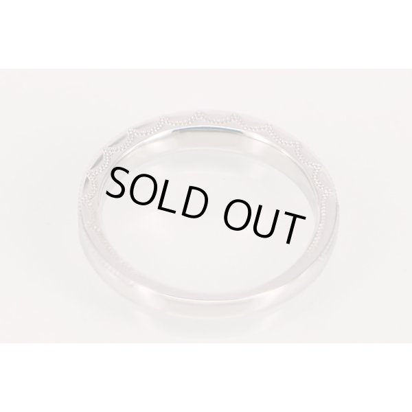 ロイヤルアッシャー　PT950 ダイアイリリング 0.208ct 4.20g　内側