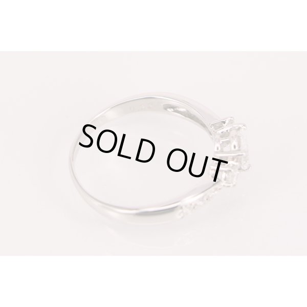 タサキ　PT900 ダイアイリリング 0.638ct 0.22ct 4.80g　刻印(2)