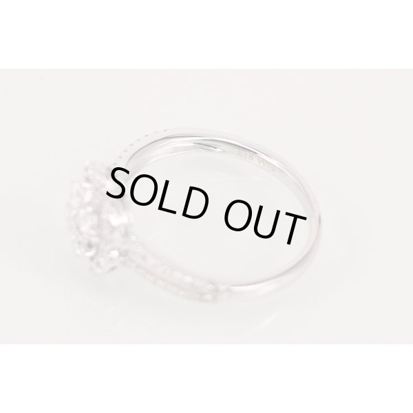 ポンテヴェキオ　K18WG ダイアイリリング 0.52ct 2.60g　刻印(2)