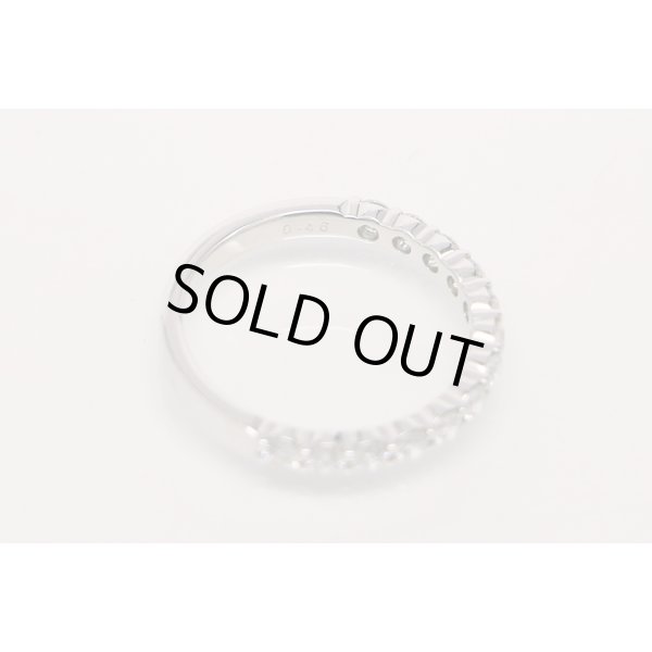 ミキモト　PT950 ダイアイリリング 0.46ct 2.60g　刻印(2)