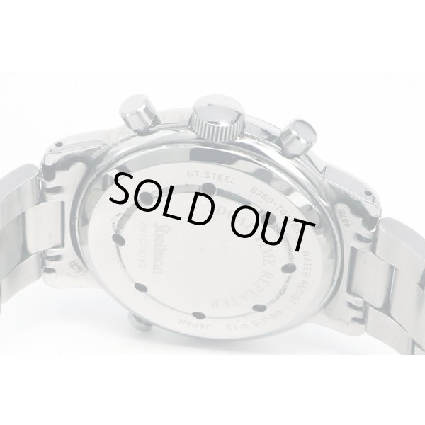 シェルマン　デュアルタイムリピーター　銀文字盤　裏面拡大