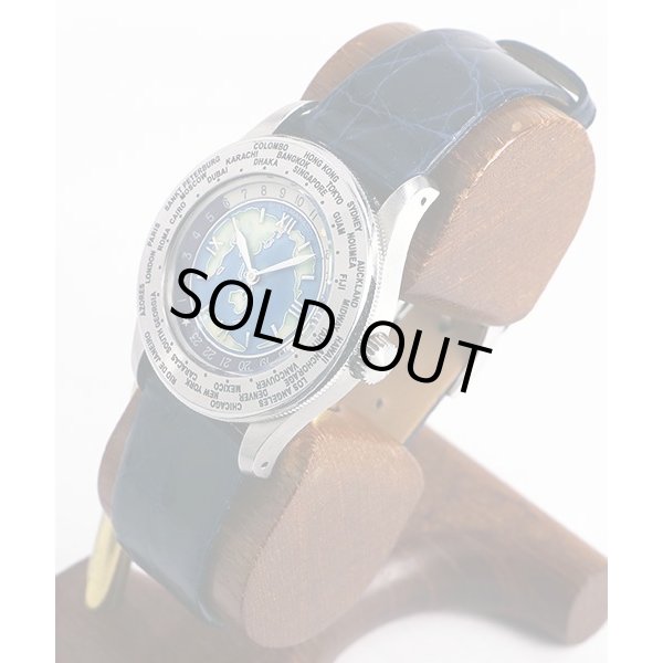 シェルマン　ワールドタイム　ミニッツリピーター　クロワゾネ青文字盤　サイド