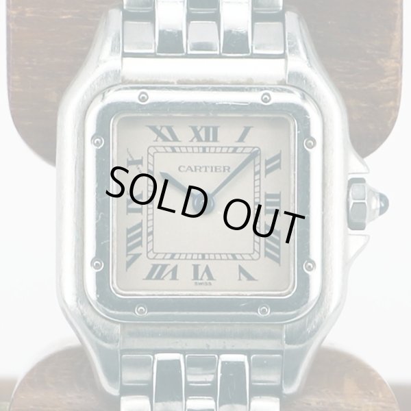 カルティエ パンテールＳＭ １３２０ 白文字盤 メンズ 中古腕時計 