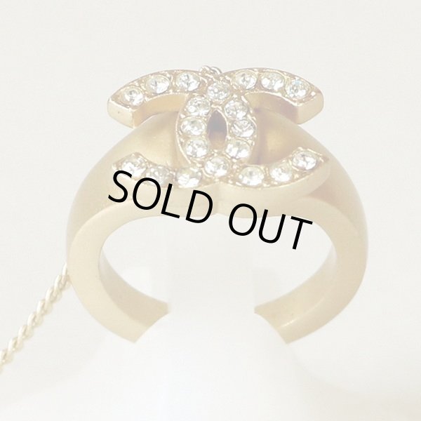 シャネル　バングル・リングセット 01C ゴールド　リング拡大