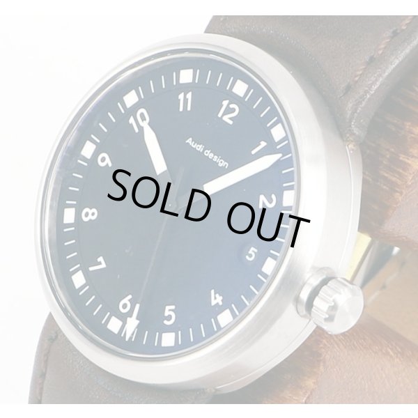 ジン　アウディ　デザインサークル　Ｃ０１　黒文字盤　サイド拡大