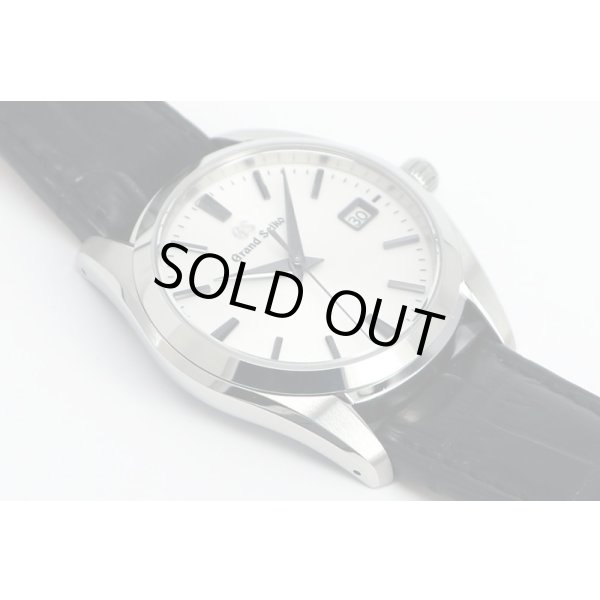 グランドセイコー　ＳＢＧＸ２９５　９Ｆ６２－０ＡＢ０　銀文字盤　表面拡大