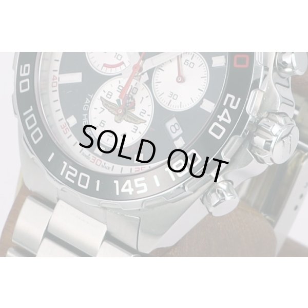 タグホイヤー　フォームラー１クロノ　ＣＡＺ１０１Ｖ　インディ５００限定　黒文字盤　下部拡大