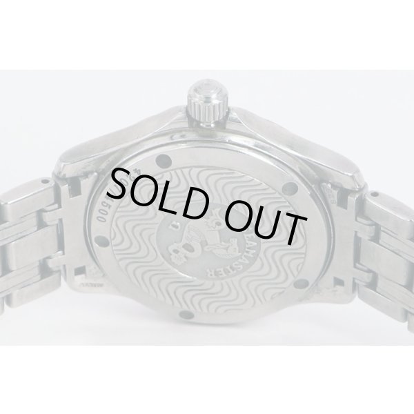 オメガ　シーマスター２５０６．７０　緑イルカ文字盤　ジャック・マイヨール1998 限定　裏面拡大