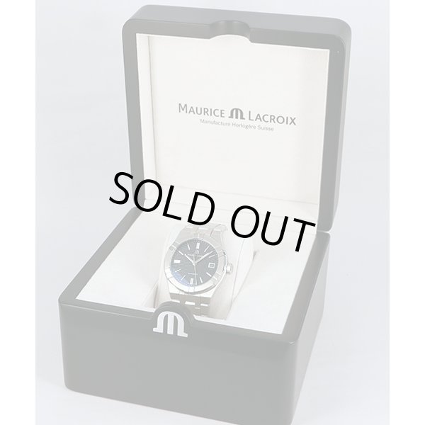 モーリス・ラクロア　アイコン　ＡＩ６００７　黒文字盤　箱