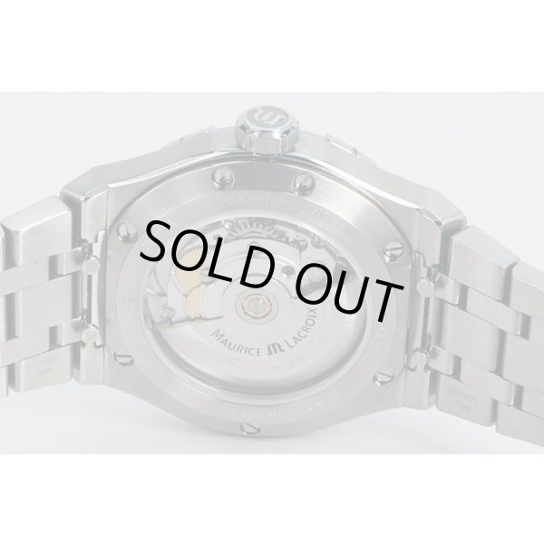 モーリス・ラクロア　アイコン　ＡＩ６００７　黒文字盤　裏面拡大