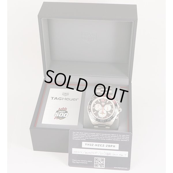 タグホイヤー　フォームラー１クロノ　ＣＡＺ１０１Ｖ　インディ５００限定　黒文字盤　箱