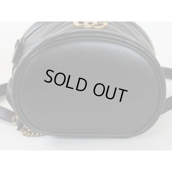 グッチ　ミニバックパック 598594 2149 ブラック　底