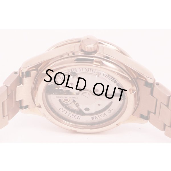 シチズン　メカニカル　ＰＣ１００４－６３Ｗ 　こぼれ桜文字盤　裏面拡大