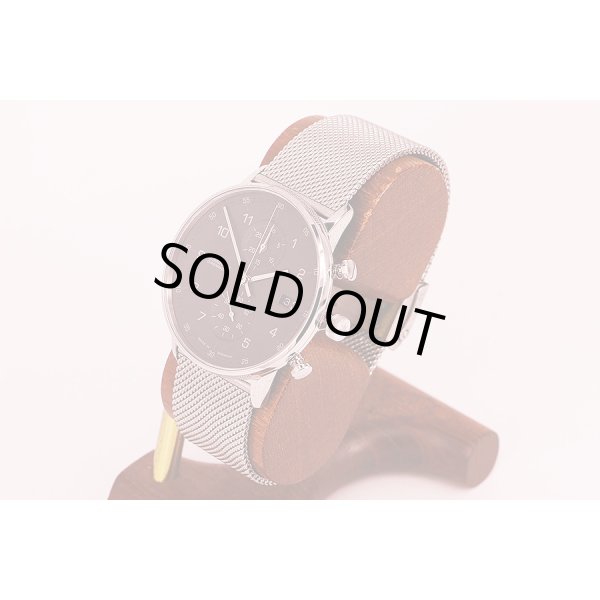 ユンハンス　フォームＣ　クロノグラフ０４１／４８７７・４４　グレー文字盤　サイド