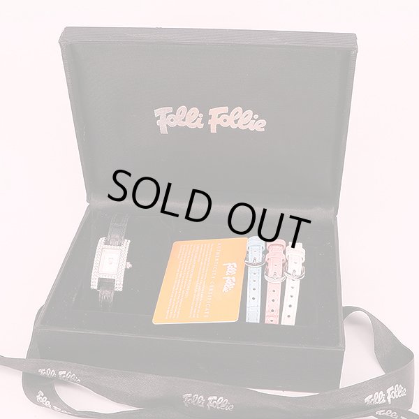 フォリフォリ　ＷＦ５Ｔ０８２ＳＰ　銀文字盤　ラインストーンベゼル　箱・保証書