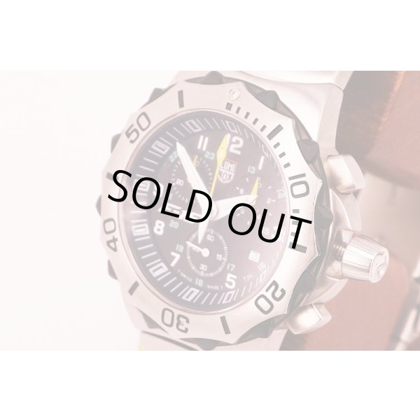 ルミノックス　Ｆ１６　クロノグラフ　６２２　黒文字盤　サイド拡大