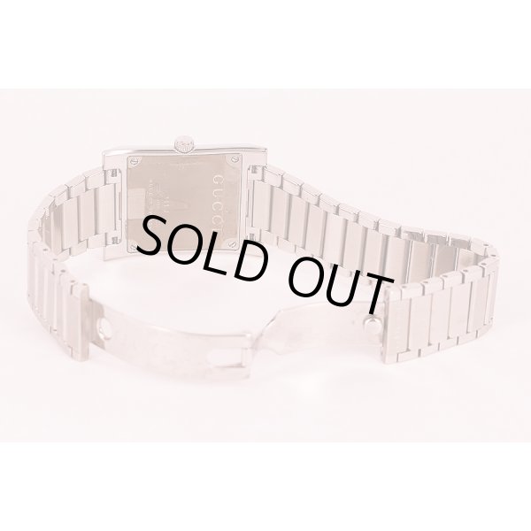 グッチ　ＹＡ１１１Ｊ　グッチオ　銀文字盤　ブレス