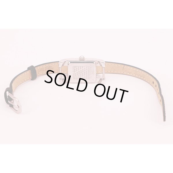 フォリフォリ　ＷＦ５Ｔ０８２ＳＰ　銀文字盤　ラインストーンベゼル　革ベルト