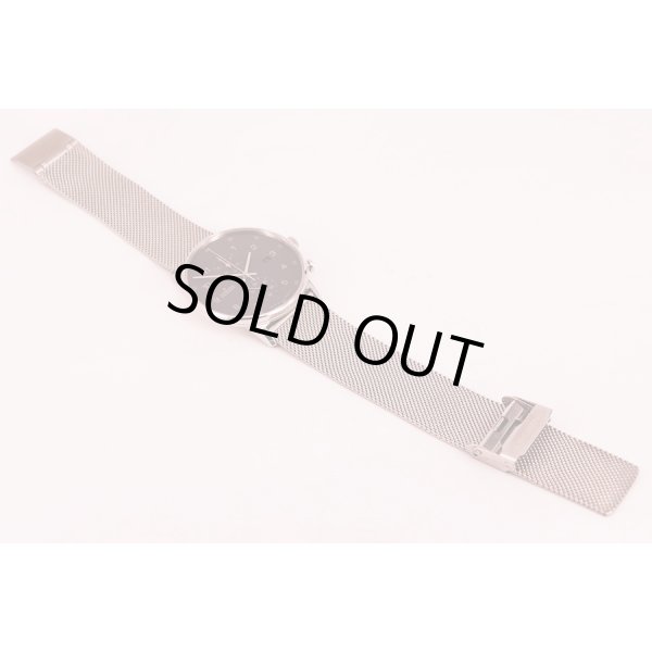 ユンハンス　フォームＣ　クロノグラフ０４１／４８７７・４４　グレー文字盤　メッシュベルト状態　表面