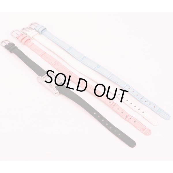 フォリフォリ　ＷＦ５Ｔ０８２ＳＰ　銀文字盤　ラインストーンベゼル　替えベルト3本