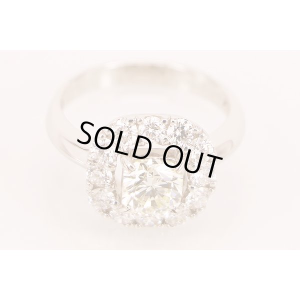 PT900 ダイアイリリング 1.151ct 0.99ct 7.80g　拡大