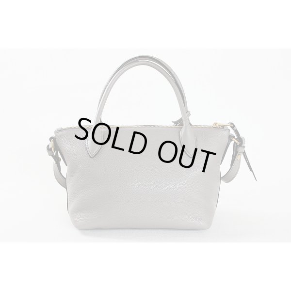 プラダ　2WAYショルダーバック 1BA111 グレー　裏面