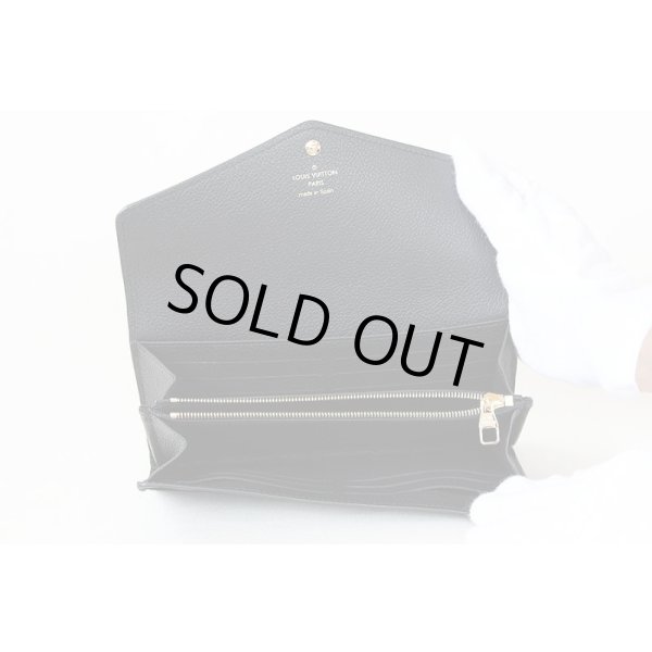 ルイ・ヴィトン　ポルトフォイユ・サラ M61182 ノワール　中身