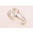 PT900 ダイアイリリング 2.017ct 0.90ct 7.10g　サイド