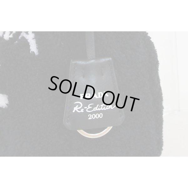 プラダ　Re-Edition 2000 テリー ミニバッグ 1NE515 2DXO F0967 ブラック　サイド拡大