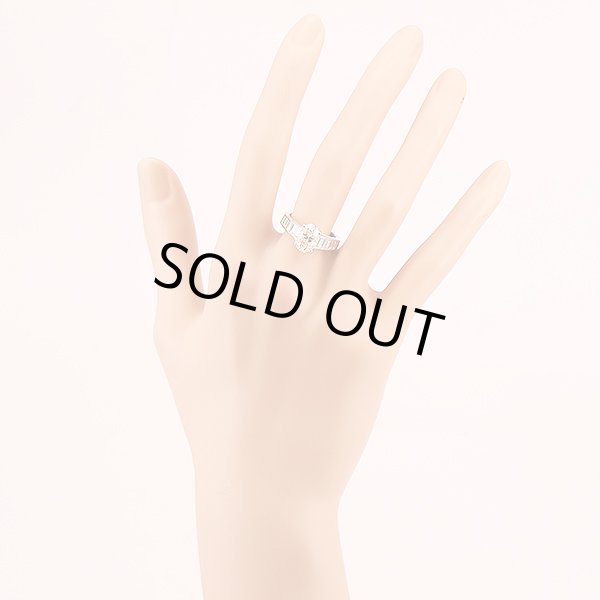 PT900 ダイアイリリング 2.017ct 0.90ct 7.10g　装着イメージ