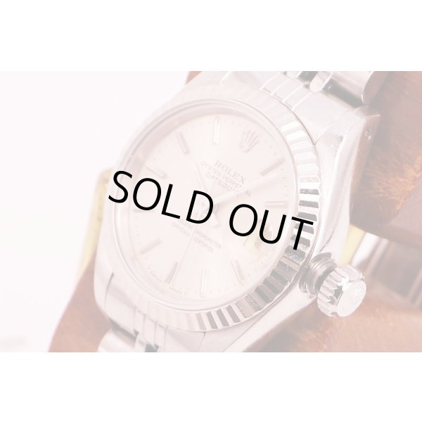 ロレックス　６９１７４　Ｒ７３９９７９　銀文字盤　８８年製　サイド拡大