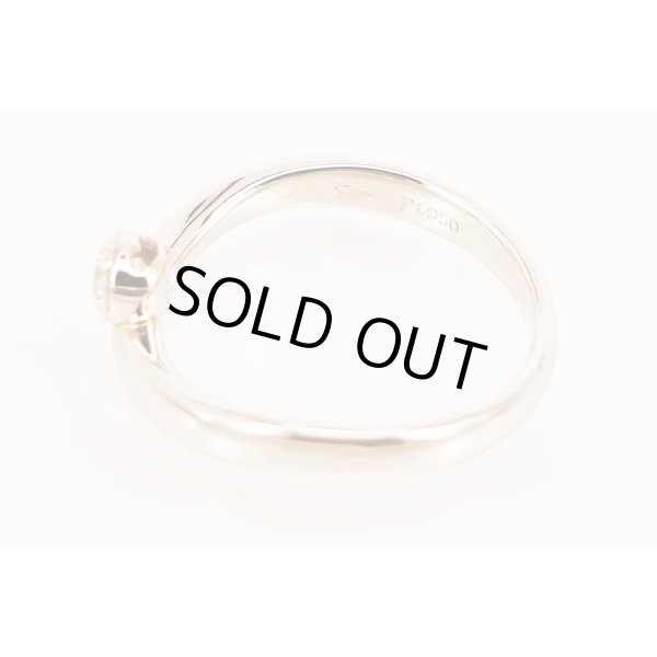 スタージュエリー　PT950 ダイアイリリング 0.28ct 3.70g　刻印