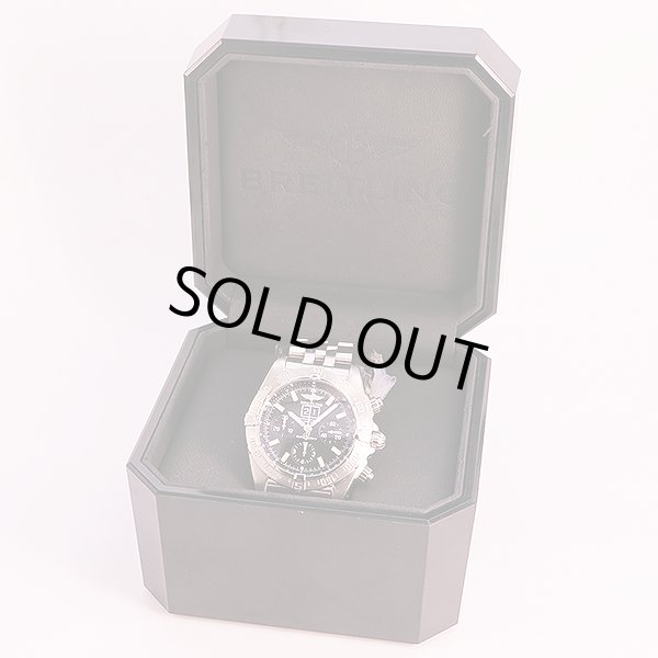 ブライトリング　クロノマット　ブラックバード　Ａ４４３５９　黒文字盤　ビックデイト　箱